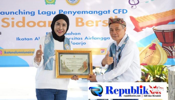 Apresiasi Peluncuran Lagu “Sidoarjo Bersih”, Wabup Mimik Ajak Masyarakat Perkuat Budaya Bersih di CFD