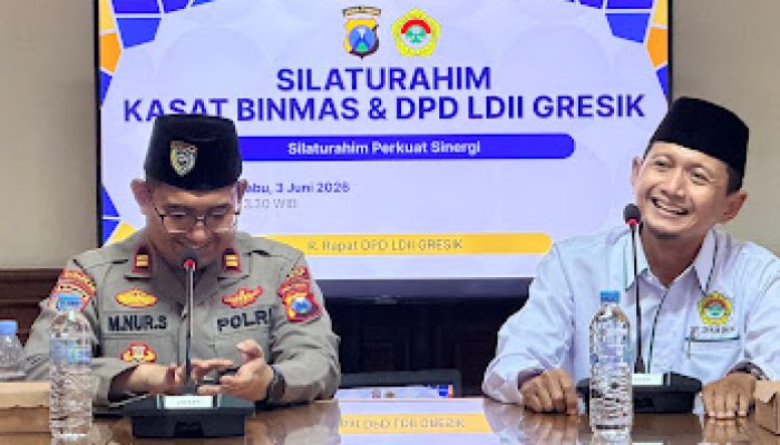 Kasat Binmas Baru Polres Gresik Silaturahim ke DPD LDII Gresik, Perkuat Sinergi dan Kerukunan Umat