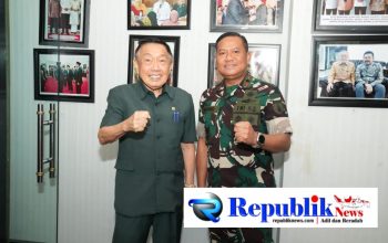 Foto : Danrem 084/BJ Brigjen TNI Kohir menyambangi PT Maspion.