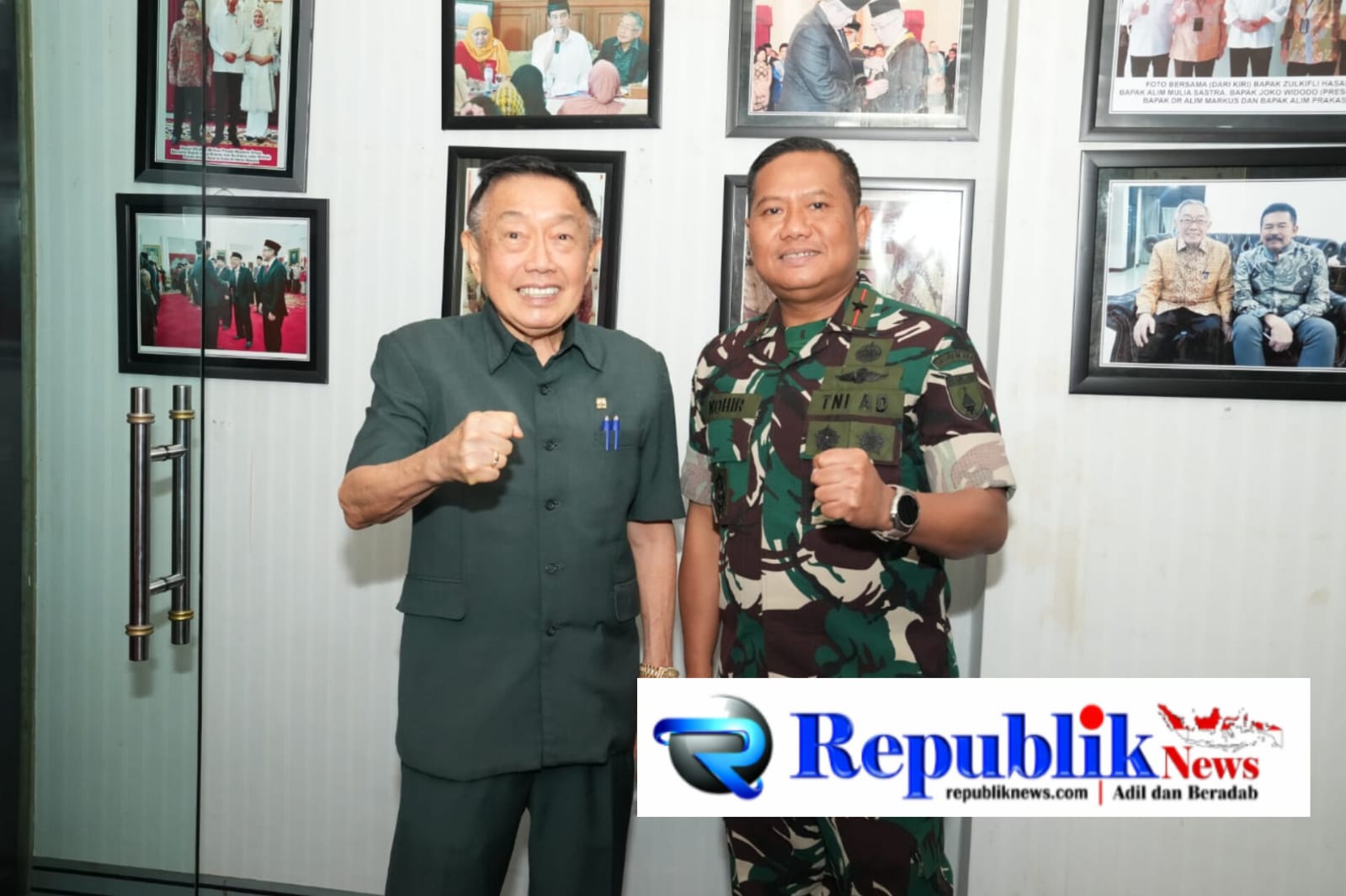 Foto : Danrem 084/BJ Brigjen TNI Kohir menyambangi PT Maspion.