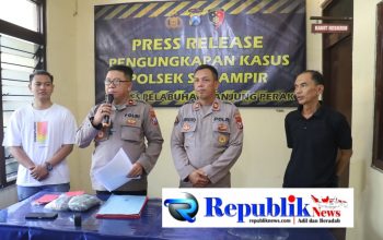 Polres Pelabuhan Tanjungperak Amankan Tersangka Pencuri Komponen Panel TL di Surabaya