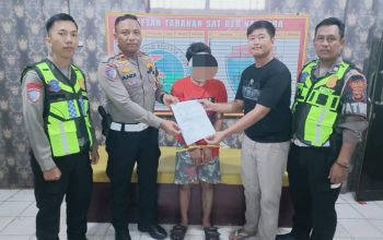 Patroli Satlantas Polres Lampung Utara Berhasil Ungkap Kepemilikan Sabu dan Sajam