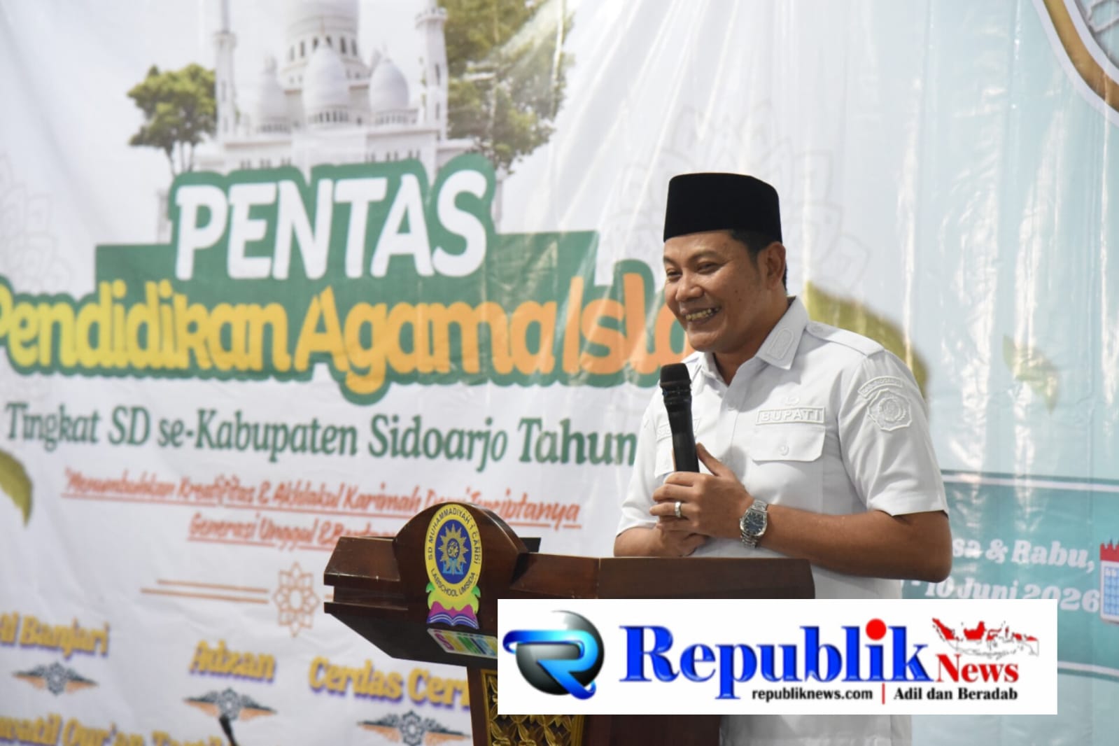 Foto : Bupati Sidoarjo dorong kemajuan Lembaga pendidikan Swasta.