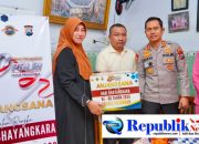 Hari Bhayangkara ke-80, Kapolres Pasuruan Anjangsana Anggota Sakit dan Warakawuri