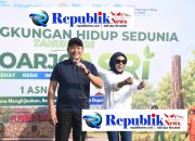 Foto: Bupati dan wakil Bupati Sidoarjo kompak tanam pohon.