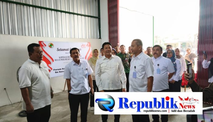 Bupati Subandi Dampingi Staf Khusus Kepresidenan Tinjau Koperasi Merah Putih, Pastikan Program Presiden Berdampak Nyata