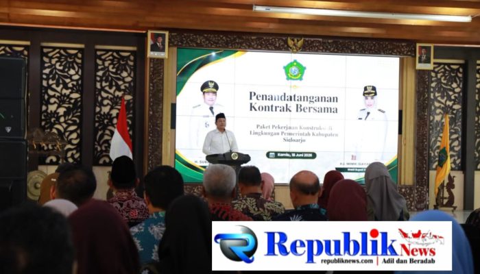 Pemkab Sidoarjo Perketat Pengawasan Proyek, Bupati Subandi Tegaskan Pekerjaan Harus Tepat Waktu dan Berkualitas