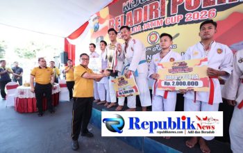 Kejuaraan Beladiri Polri Piala Kapolda Jatim 2026 Sambut Hari Bhayangkara ke 80, Polres Kediri Raih Gelar Juara