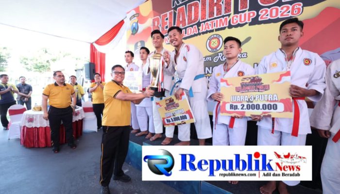 Kejuaraan Beladiri Polri Piala Kapolda Jatim 2026 Sambut Hari Bhayangkara ke 80, Polres Kediri Raih Gelar Juara