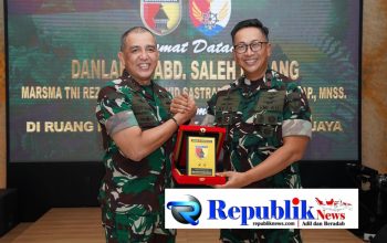 Perkuat Hubungan Antar Matra, Pangdam V/Brawijaya Terima Courtesy Call Danlanud Abdulrachman Saleh