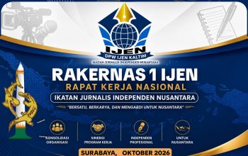 Ketua Umum IJEN Ali Masykur Ajak Seluruh Anggota IJEN Jaga Kekompakan Jelang Rakernas 2026 di Surabaya