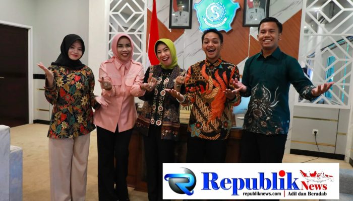 Tiga Pelajar Sidoarjo Usung Gerakan Tukar Sampah Jadi Bibit, Wabup Mimik Beri Dukungan Penuh