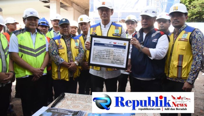 Bupati Sidoarjo Dampingi Menko AHY Tinjau Pembangunan Kembali Ponpes Al-Khoziny
