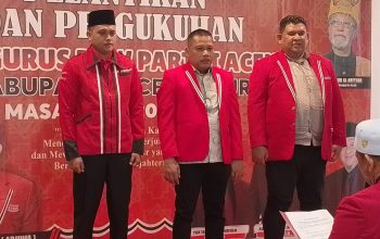Mualem Resmi Mengeluarkan Surat Keputusan Pelantikan DPW PA Aceh Timur periode 2026-2031