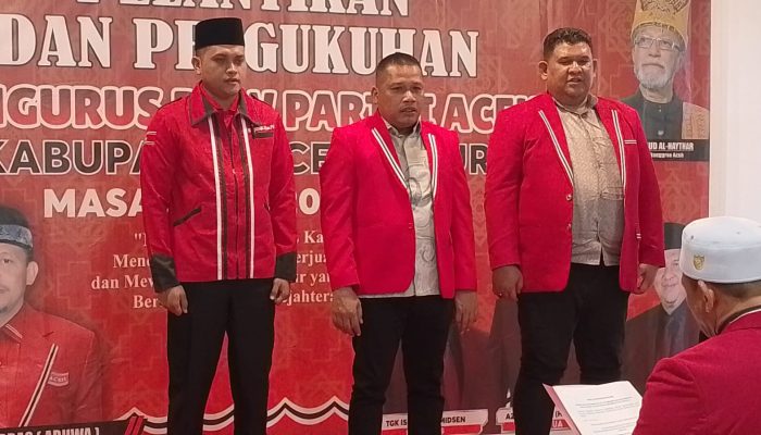 Mualem Resmi Mengeluarkan Surat Keputusan Pelantikan DPW PA Aceh Timur periode 2026-2031