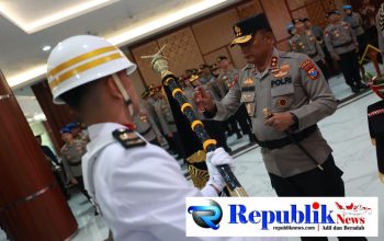 Foto : Polda Jatim jelang Hari Bhayangkara ke-80 gelar upacara pemuliaan nilai luhur Tribata.