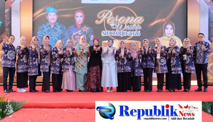 Pesona Wastra Sidoarjo 2026 Resmi Digelar, Dekranasda Dorong UMKM Lokal Tembus Pasar Internasional