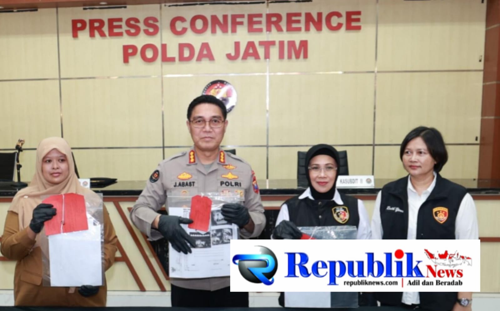 Foto : Barang bukti yang diamankan