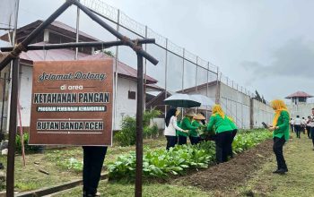 Tingkatkan Produktivitas, Kanwil Ditjenpas Aceh Dorong Optimalisasi Lahan UPT Pemasyarakatan