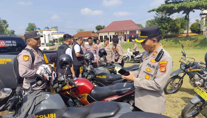 Tim Verifikasi Itwasda Polda Lampung Lakukan Pengecekan Fisik di Polres Lampung Utara Jelang Sertijab Kapolres