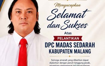 Kantor Hukum D. Firmansyah, S.H. & Partner Mengucapkan Selamat atas Pelantikan DPC MADAS Sedarah Kabupaten Malang