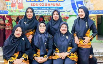 Hari Ke Empat MPLS. SD Negeri 02 Gapura Giat Senam Dan Mewarnai