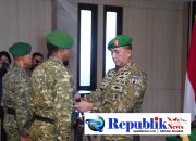 Foto : Pangdam V/Brawijaya,Mayjen TNI Rudi Saladin ,M.A pimpin Sertijab Asops Kodam V/ Brawijaya.