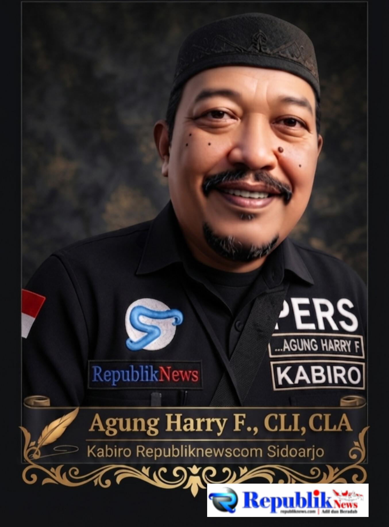 Foto : Kabiro media Republik news Sidoarjo,Agung Harry F.