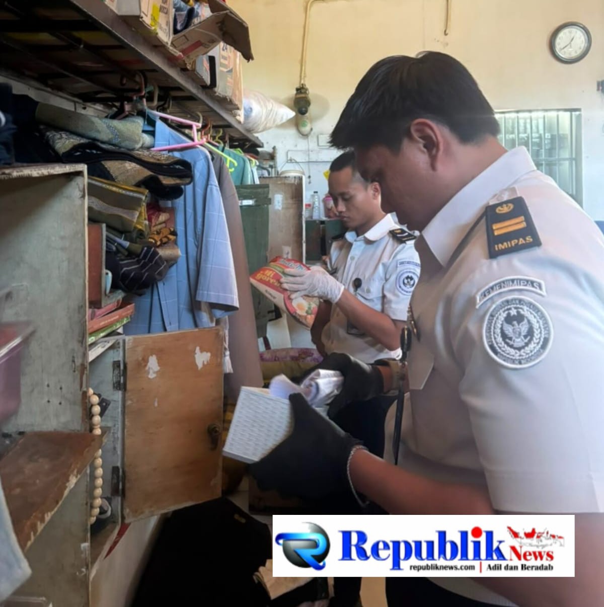 Foto : Lapas Sidoarjo gelar razia rutin blok hunian
