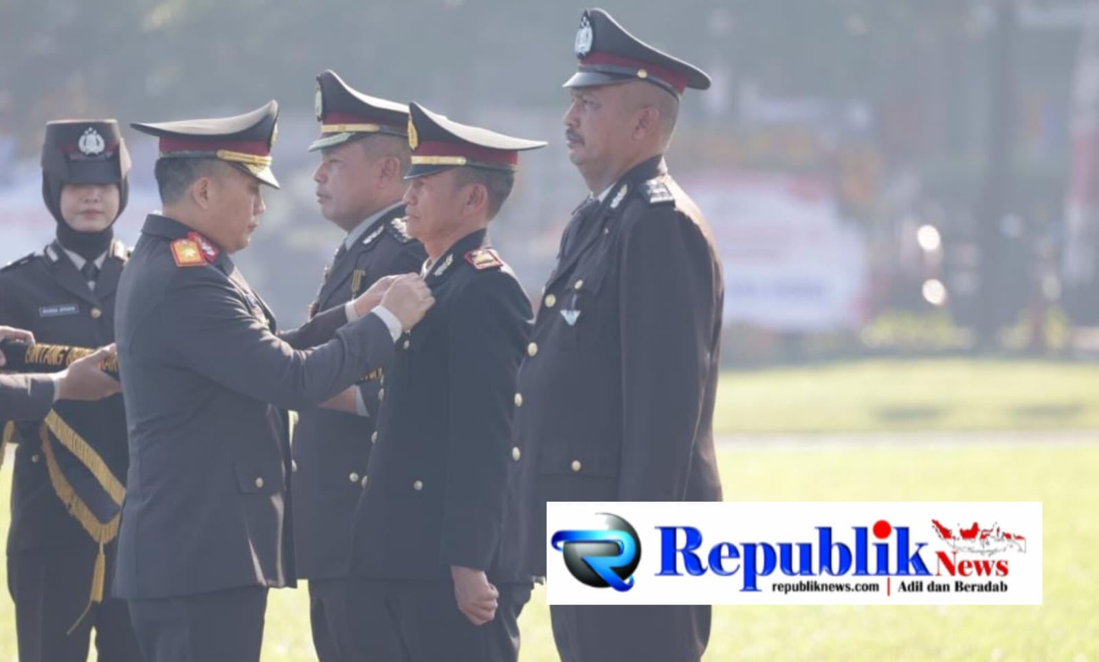 Foto : Polda Jatim gelar upacara hari Bhayangkara ke-80.
