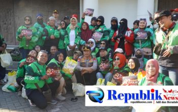 Polrestabes Surabaya Salurkan Paket Sembako untuk Warga di Hari Bhayangkara ke – 80