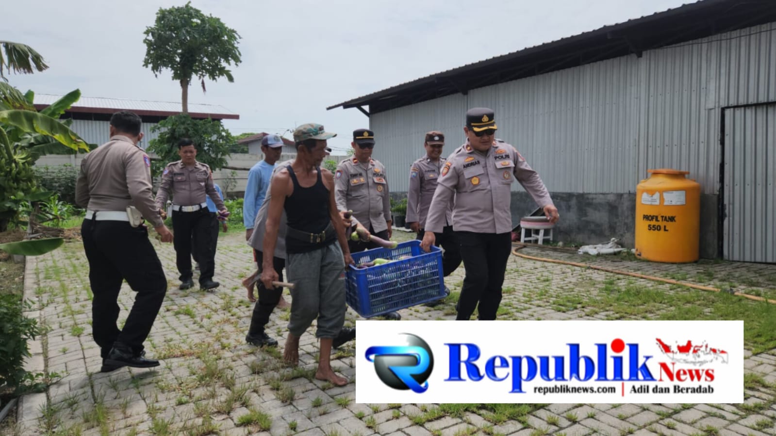 Foto : Polres pelabuhan Tanjung perak perkuat sinergi lintas sektor wujudkan swasembada pangan.