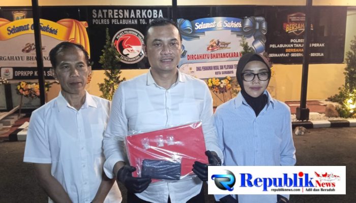 Polres Pelabuhan Tanjungperak Amankan Kurir Sabu Baru Dua Pekan Beraksi di Kenjeran
