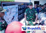 Foto : Pangdam V/Brawijaya Brigjen TNI Rudi Saladin ,M.A melaksanakan kunjungan kerja ke wilayah Kodim 0817 /Gresik.