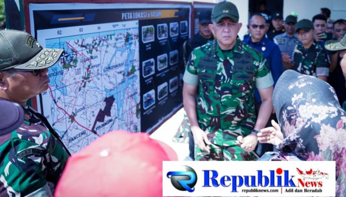 Tinjau Progres Yonif TP 541/KJS di Panceng, Pangdam V/Brawijaya: Kehadiran TNI Harus Bermanfaat bagi Warga Gresik