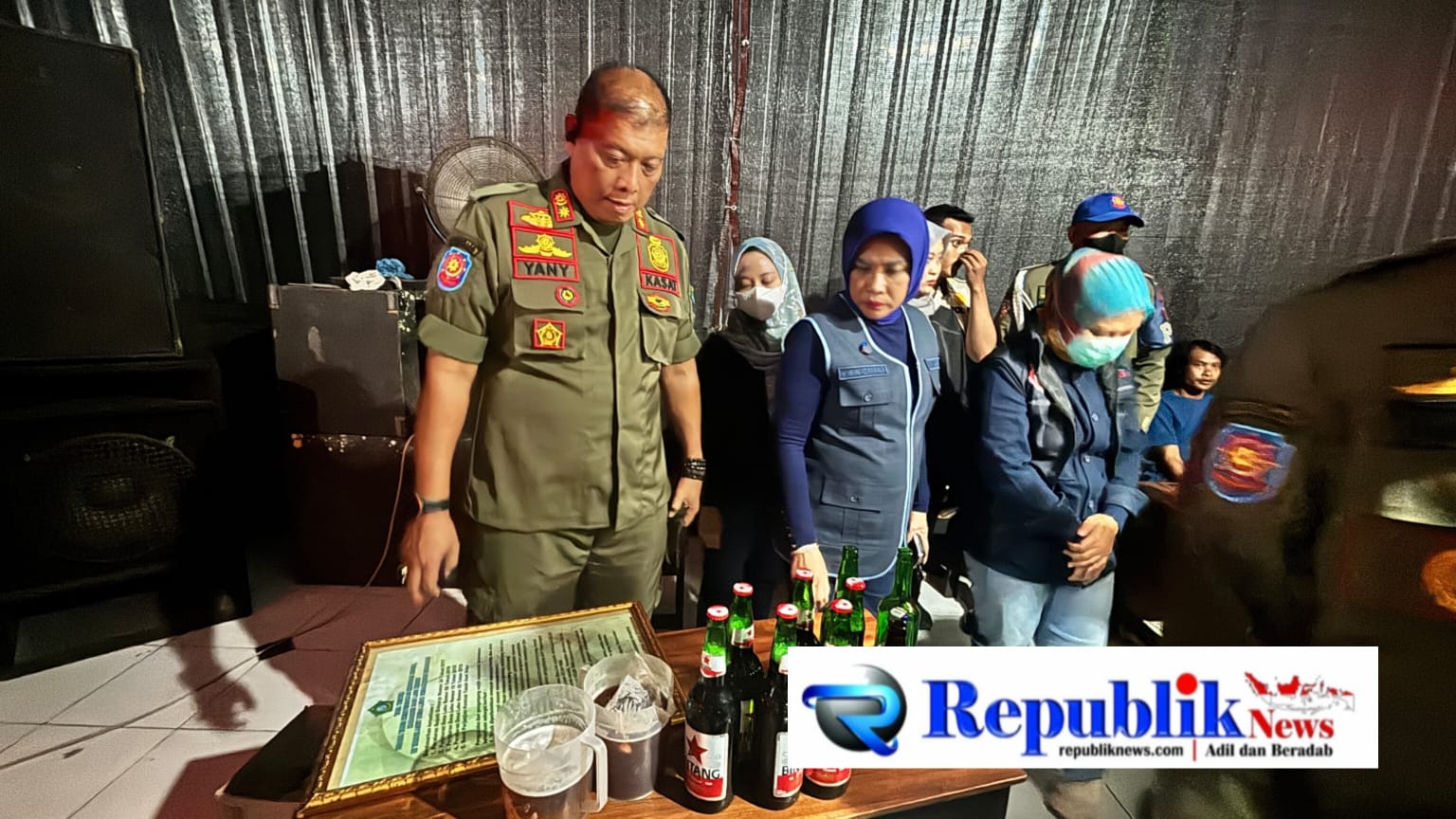 Foto : Wabup Sidoarjo, Mimik Idayana sidak tiga lokasi tegaskan berantas Prostitusi, Judi dan Miras.