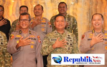 Foto : Danrem 084/BJ , Brigjen TNI Kohir menghadiri silaturahmi Kapolda Jatim di Kodam V/ Brawijaya.