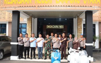 Perkuat Sinergitas Penegakan Hukum, Kapolres Lampung Utara, Dandim 0412/LU dan Kajari Kotabumi Gelar Silaturahmi