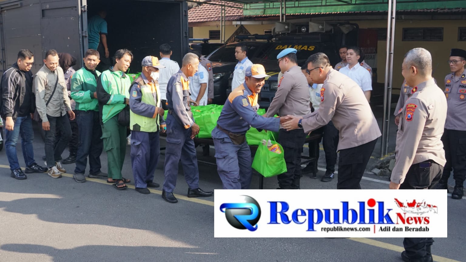Foto : Polres Mojokerto kota gelar silaturahmi Kamtibmas .
