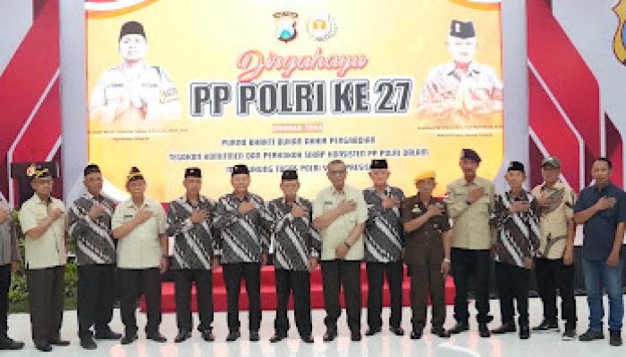 Komitmen Pengabdian dalam HUT PP Polri Ke-27 di Polresta Sidoarjo