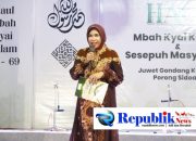 Foto : Wabup Sidoarjo ajak warga Juwetkenongo pegang teguh ajaran Mbah kyai Kalam dan perkuat nilai keimanan.