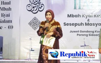 Foto : Wabup Sidoarjo ajak warga Juwetkenongo pegang teguh ajaran Mbah kyai Kalam dan perkuat nilai keimanan.