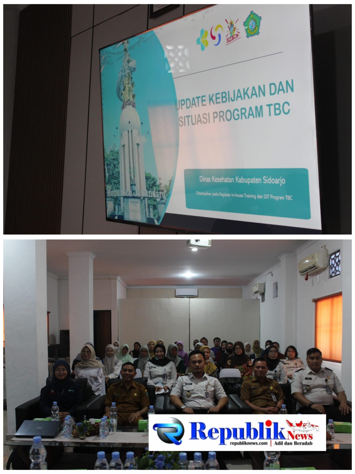 Foto : Lapas Sidoarjo jadi tuan rumah pelatihan program TBC.