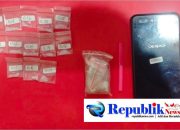 Foto : Barang bukti yang diamankan polisi.