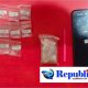 Foto : Barang bukti yang diamankan polisi.