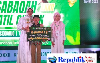 Kecamatan Gedangan Juara Umum MTQ ke-32 Kabupaten Sidoarjo, Pemkab Siapkan Dua Tiket Umrah bagi Juara