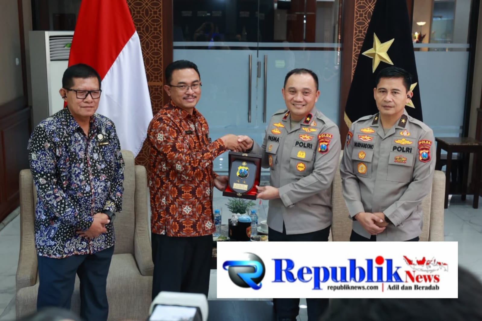Foto : Polda Jatim dan BKKBN perkuat sinergi.