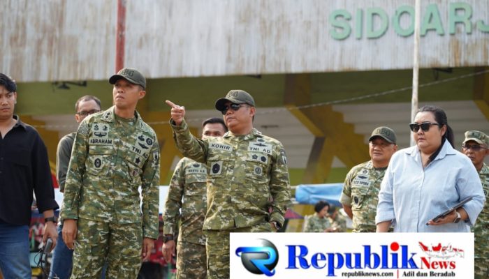 Panggung Kebersamaan untuk Masyarakat, Danrem Tinjau Lokasi Hiburan Rakyat HUT Ke-60 Korem