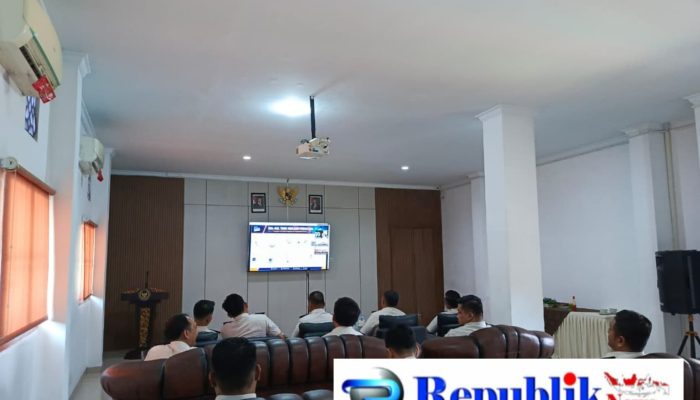 Lapas Sidoarjo Ikuti Rapat Analisis dan Evaluasi Capaian Kinerja Triwulan II Semester I Tahun 2026