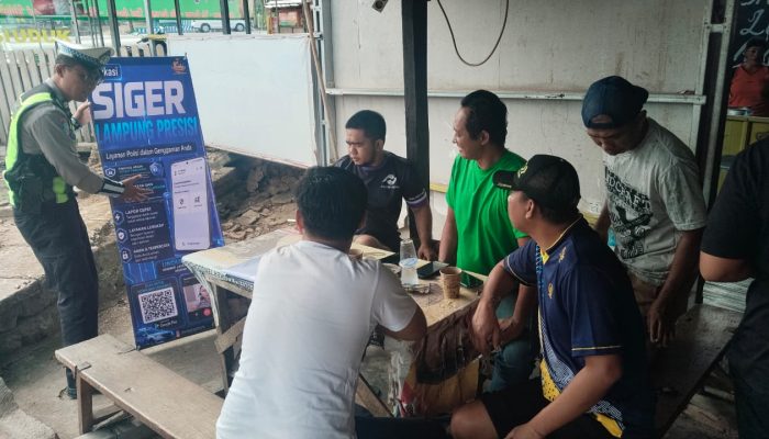 Satlantas Polres Lampung Utara Sosialisasikan Aplikasi APP SIGER PRESISI untuk Permudah Layanan Masyarakat